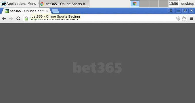 Bet365 - Blank Screen